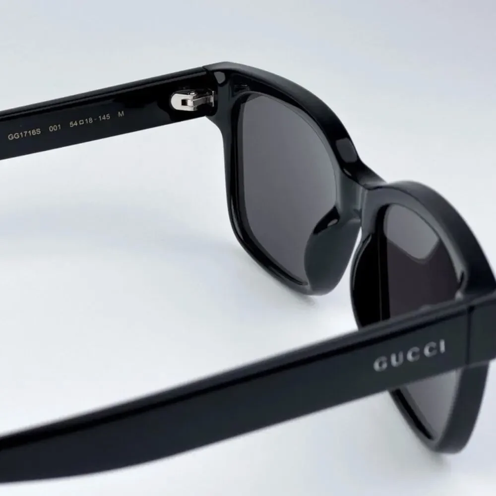 New! Gucci Black Sunglasses for Men, GG1716S 001, Authentic